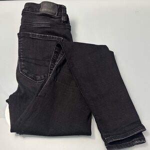 American Eagle Super High Rise Black Jeggings